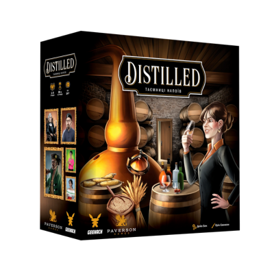 Настольная игра Distilled. Тайны напитков