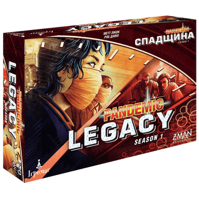 Настольная игра Пандемия. Наследие. Сезон 1 (Pandemic Legacy: Season 1)